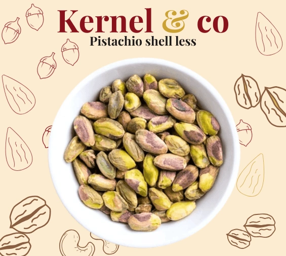 Pistachio shell less